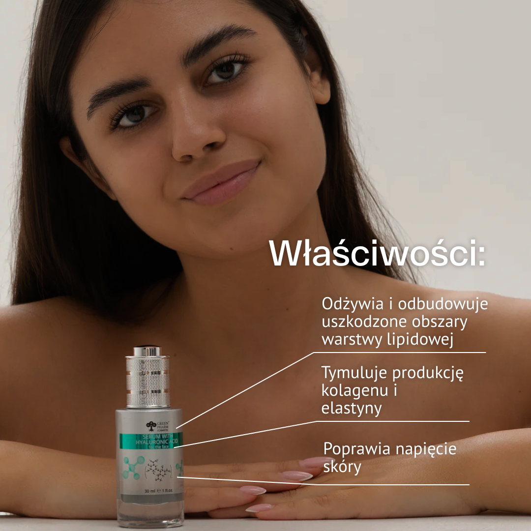SERUM CON ÁCIDO HIALURÓNICO para el rostro, 30 ml