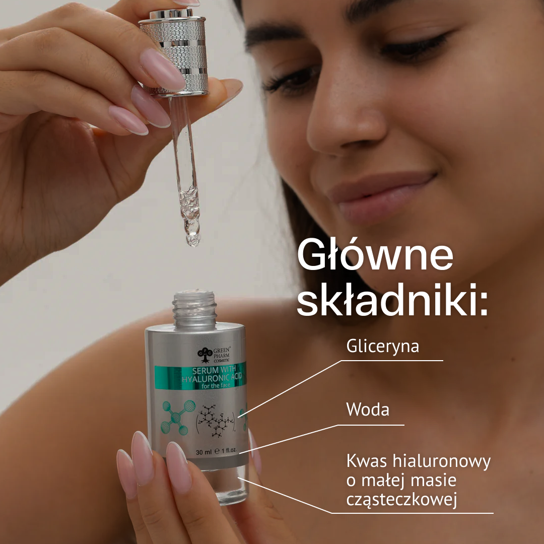 SERUM CON ÁCIDO HIALURÓNICO para el rostro, 30 ml