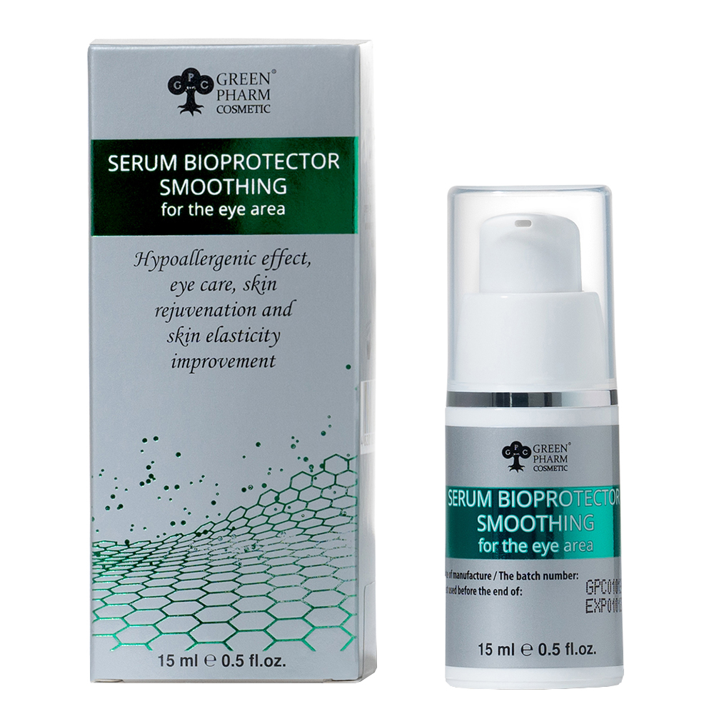 Serum bioprotector smoothing for the eye area, 15 ml