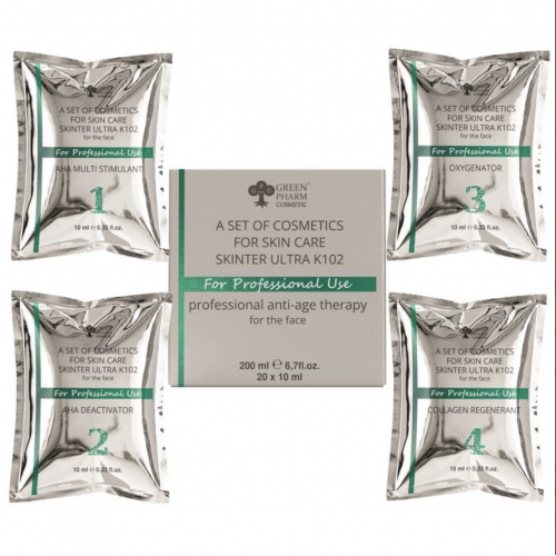 A set of cosmetics for skin care Skinter Ultra K102 (20 sachet*10ml), 200 мl