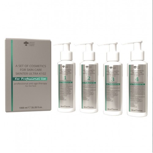 A set of cosmetics for skin care Skinter Ultra K102, 1000 мл (4*250ml)