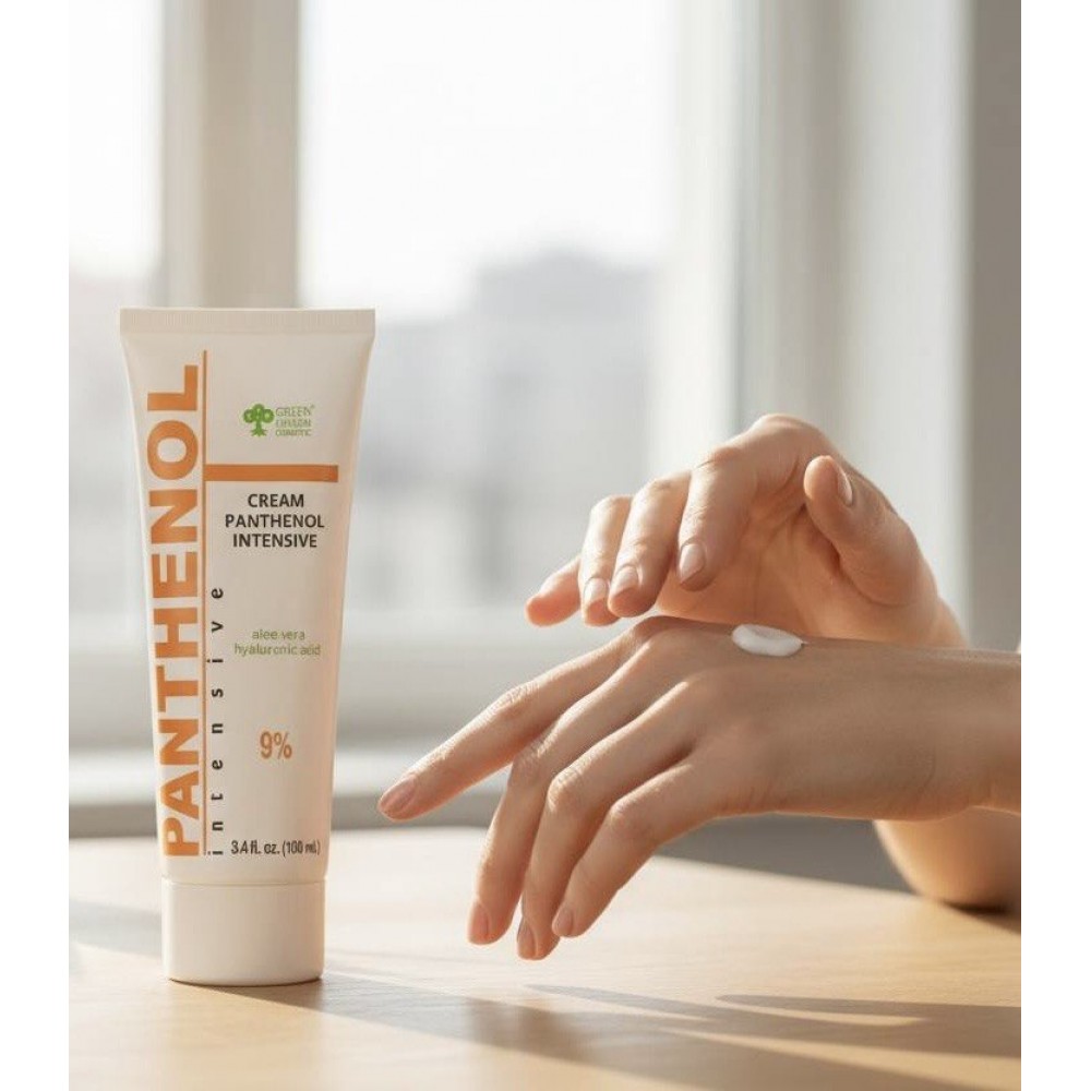 Сream «Panthenol-Intensive» + Hyaluronic acid + Aloe 100ml