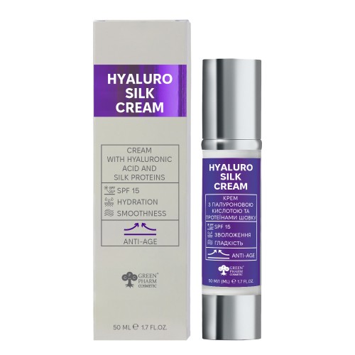 Cream with hyaluronic acid and silk proteins 50 ml