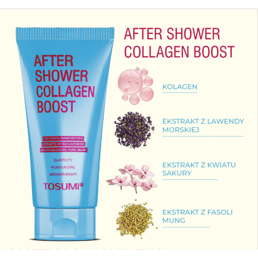 Бустер зволожувальний після душу After-shower CollagenBoost TOSUMI 250 мл
