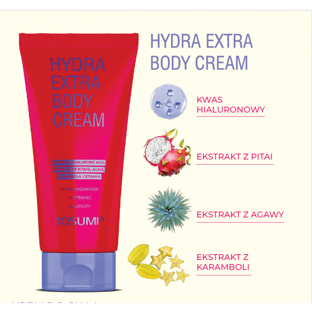 Extra moisturising body cream HydraExtra Body Cream «TOSUMI» 250 ml