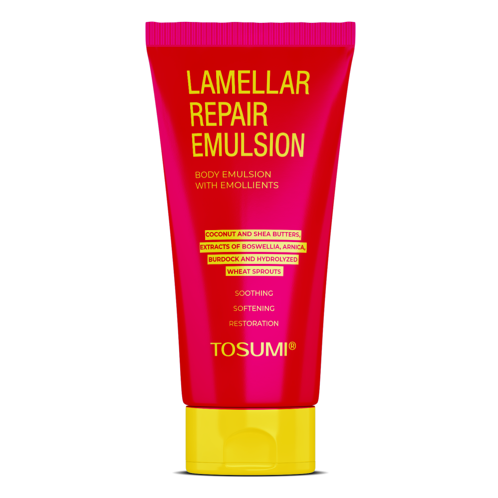 Body emulsion with emollients Lamellar Repair Emulsion «TOSUMI», 250 ml