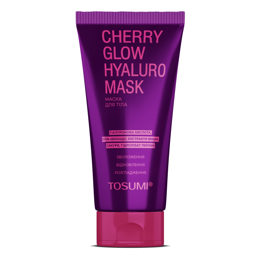 Маска гіалуронова для тіла CherryGlow Hyaluro Mask TOSUMI 250 мл
