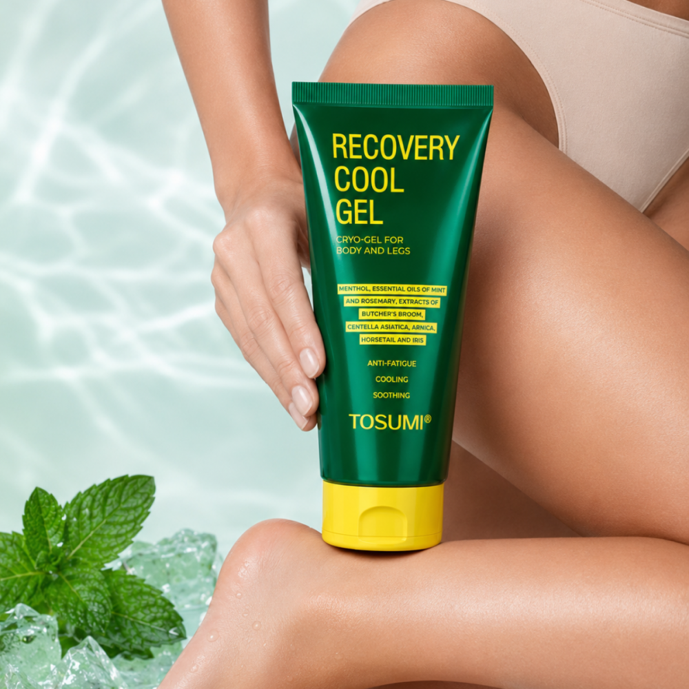 Cooling Cryo-Gel Anti-Fatigue for Body and Legs RecoveryCool Gel  «TOSUMI», 250 ml
