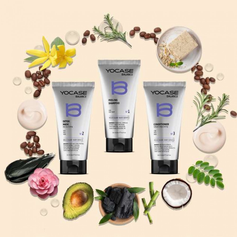 BALANCE Peeling shampoo for oily hair «YOCASE»  250 ml