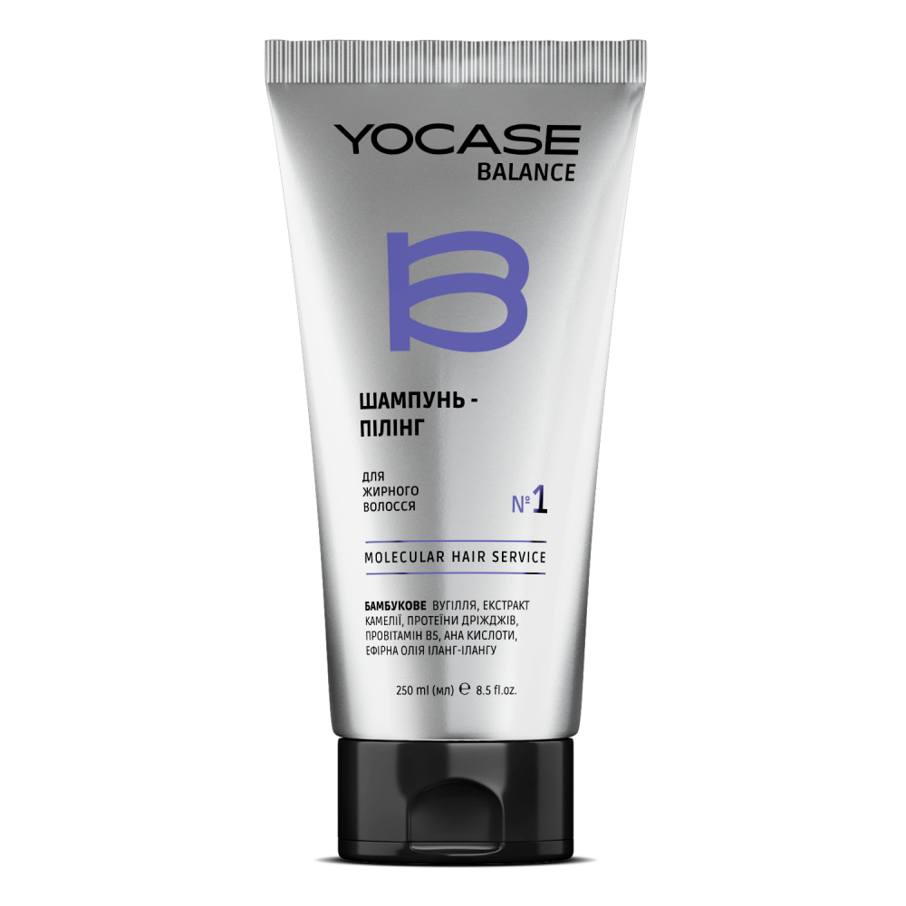 BALANCE Peeling shampoo for oily hair «YOCASE»  250 ml