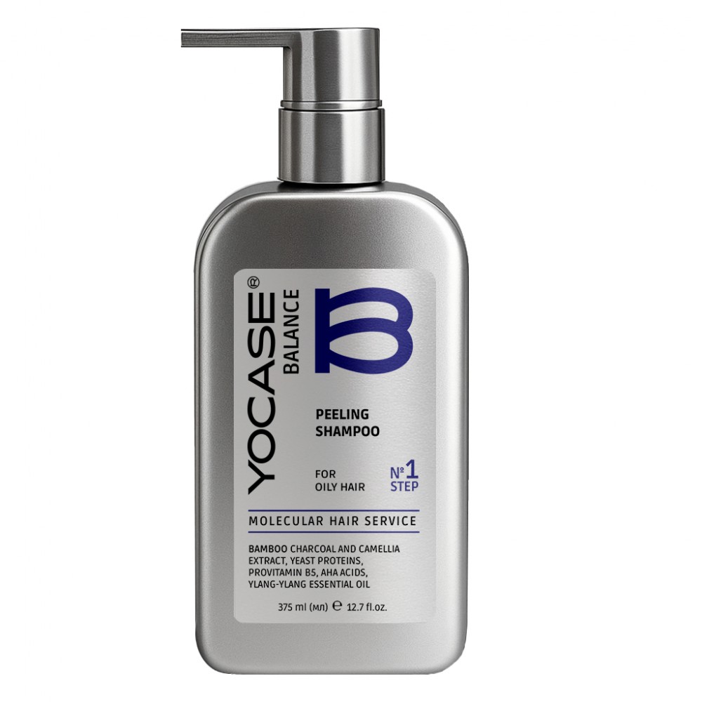 BALANCE Peeling shampoo for oily hair «YOCASE» 375 ml