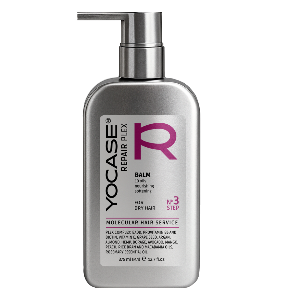 REPAIR Plex 10 Oils nourishing & softening balm for dry hair «YOCASE» 375 ml